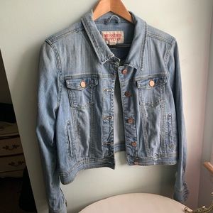 Light wash jeans jacket